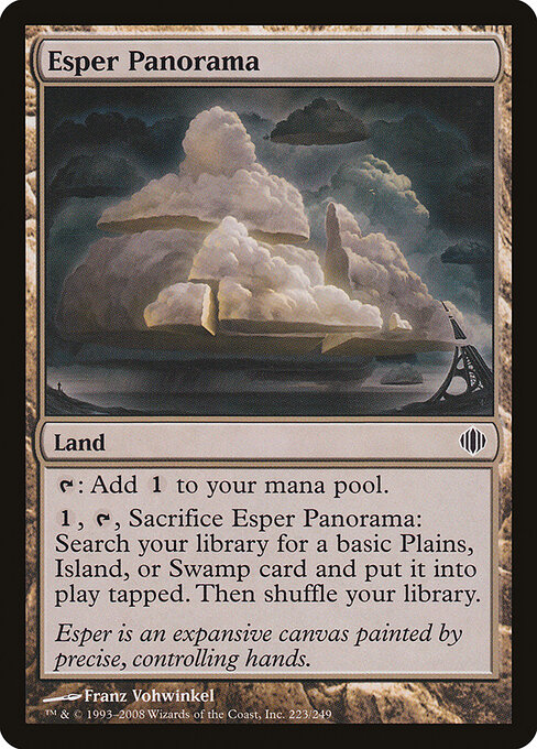 Esper Panorama — art by Franz Vohwinkel