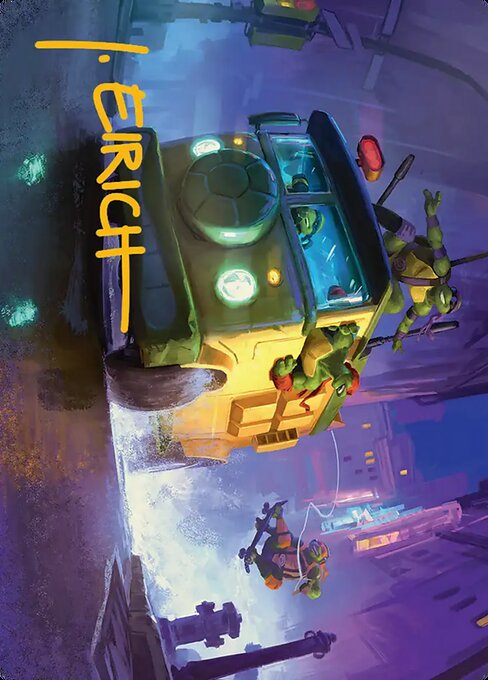 Turtle Van // Turtle Van — art by Jakob Eirich