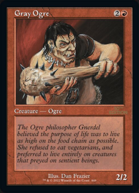 Gray Ogre — art by Dan Frazier