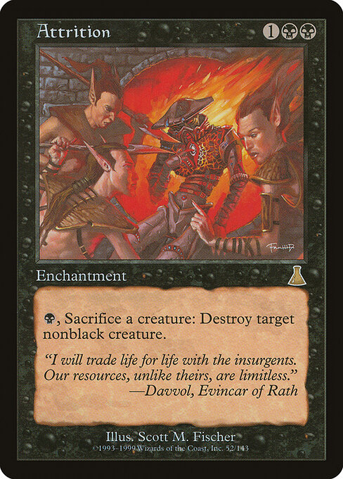Attrition — art by Scott M. Fischer
