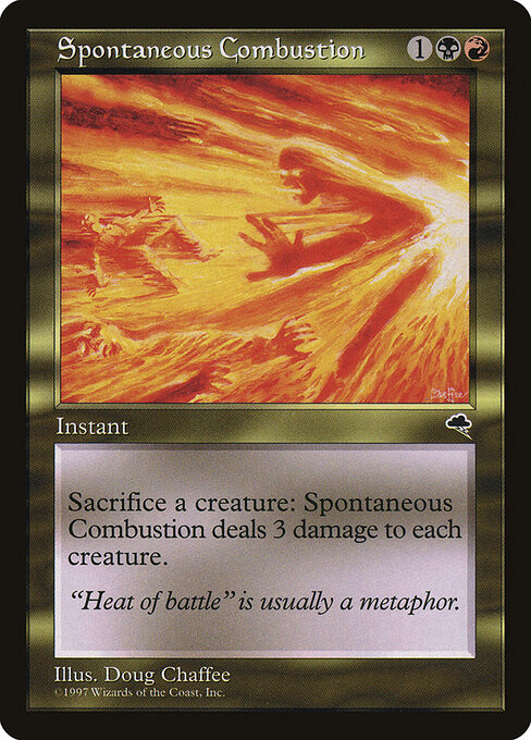 Spontaneous Combustion — art by Doug Chaffee