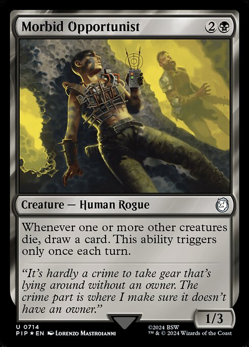 Morbid Opportunist — art by Lorenzo Mastroianni