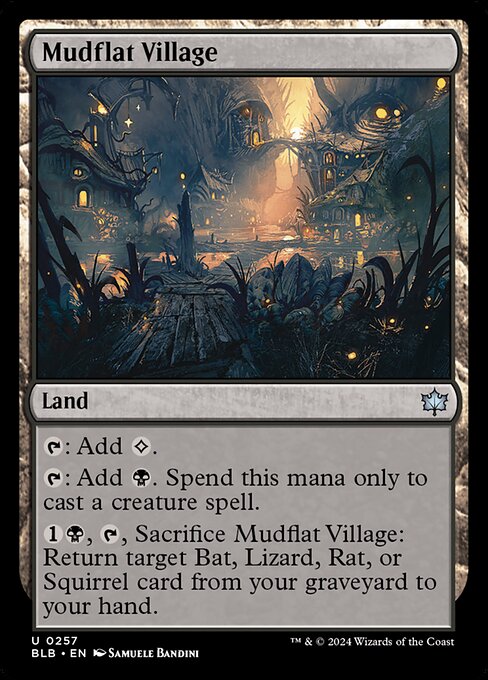Mudflat Village — art by Samuele Bandini