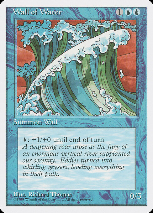 Wall of Water — art by Richard Thomas