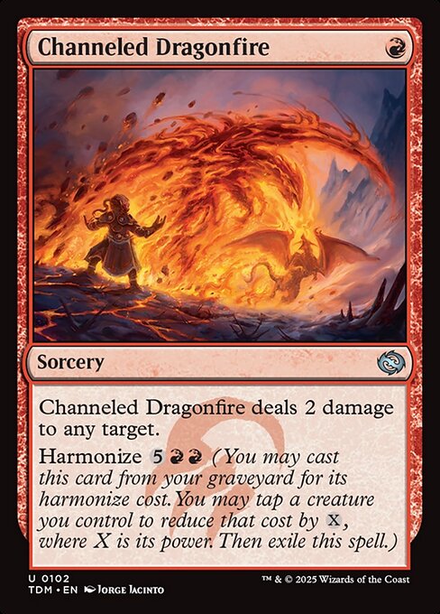 Channeled Dragonfire — art by Jorge Jacinto