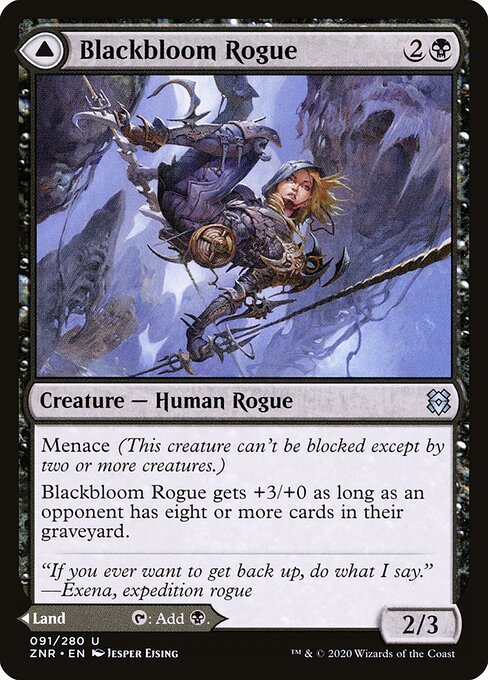 Blackbloom Rogue // Blackbloom Bog — art by Jesper Ejsing