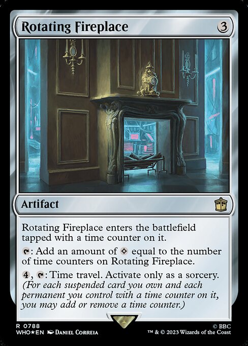 Rotating Fireplace — art by Daniel Correia