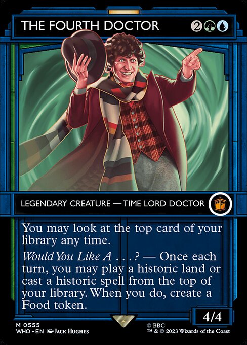 The Fourth Doctor — art by Jack Hughes