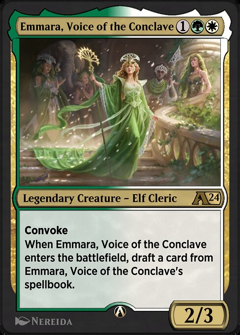 Emmara, Voice of the Conclave — art by Nereida