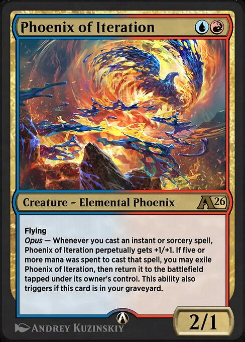 Phoenix of Iteration — art by Andrey Kuzinskiy