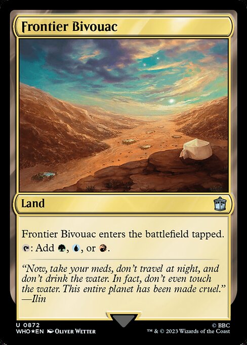 Frontier Bivouac — art by Oliver Wetter