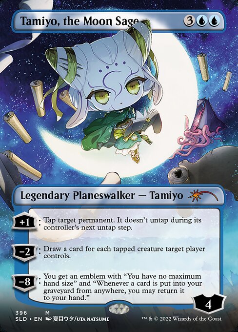 Tamiyo, the Moon Sage — art by Uta Natsume