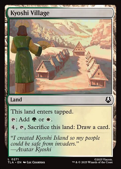 Kyoshi Village — art by Luc Courtois