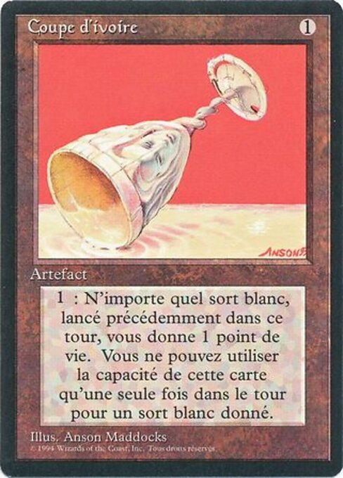Ivory Cup — art by Anson Maddocks