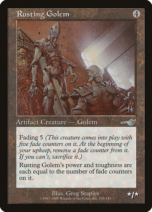 Rusting Golem — art by Greg Staples