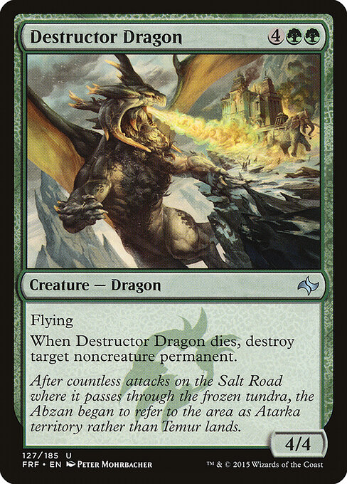Destructor Dragon — art by Peter Mohrbacher