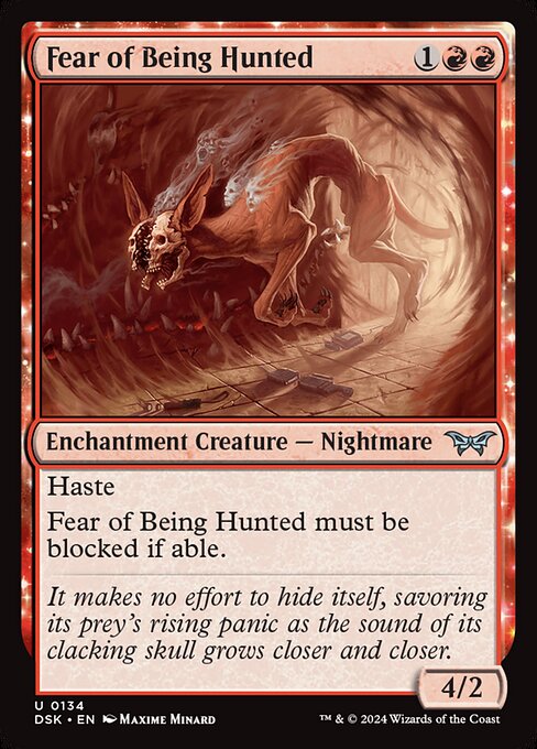 Fear of Being Hunted — art by Maxime Minard