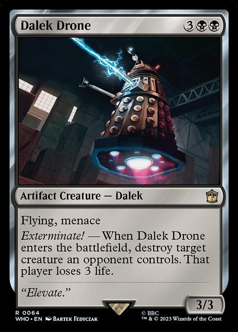 Dalek Drone — art by Bartek Fedyczak