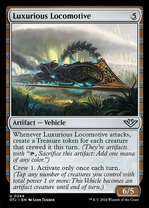 Luxurious Locomotive — art by Leon Tukker