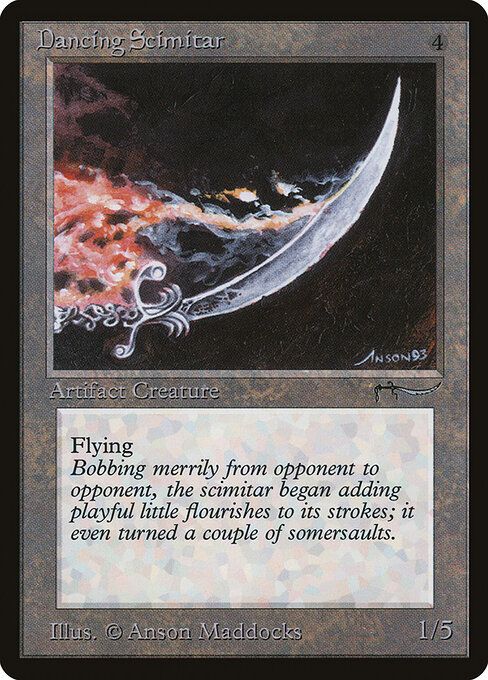 Dancing Scimitar — art by Anson Maddocks