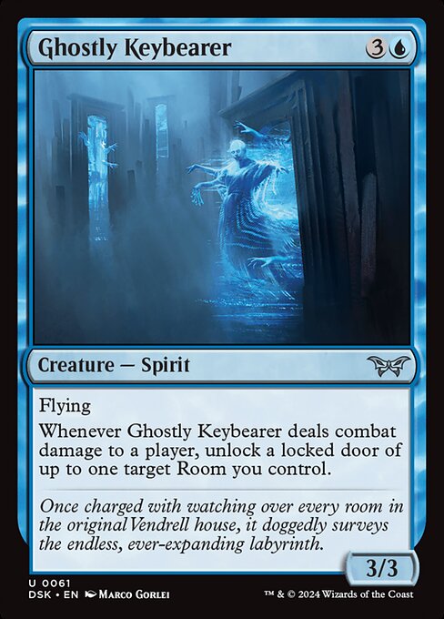 Ghostly Keybearer — art by Marco Gorlei