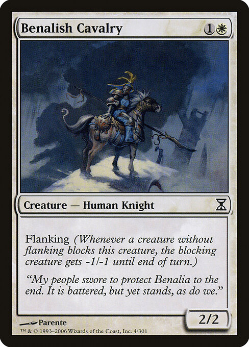 Benalish Cavalry — art by Paolo Parente