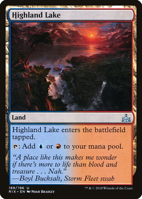 Highland Lake — art by Noah Bradley