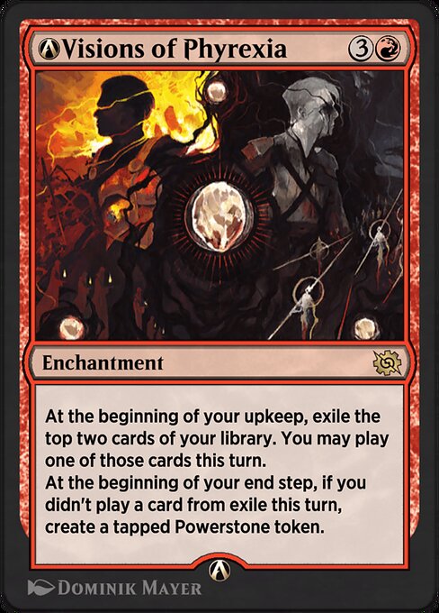 A-Visions of Phyrexia — art by Dominik Mayer