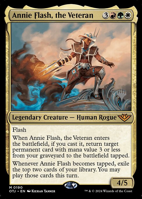 Annie Flash, the Veteran — art by Kieran Yanner