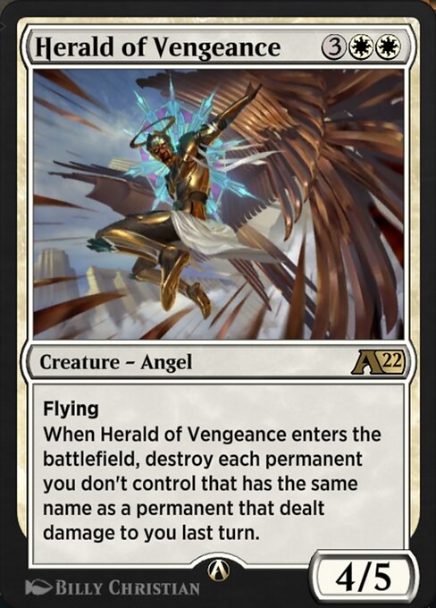 Herald of Vengeance — art by Billy Christian