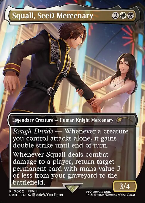 Squall, SeeD Mercenary — art by Yuu Fujiki