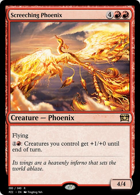 Screeching Phoenix — art by Tingting Yeh