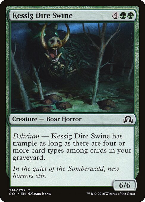 Kessig Dire Swine — art by Jason Kang