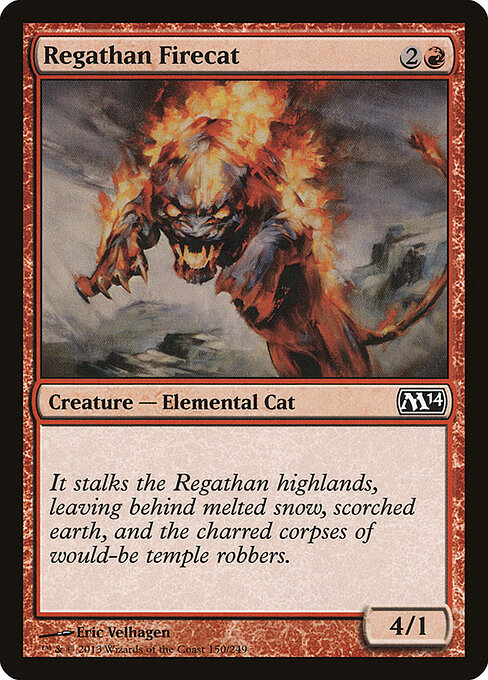 Regathan Firecat — art by Eric Velhagen