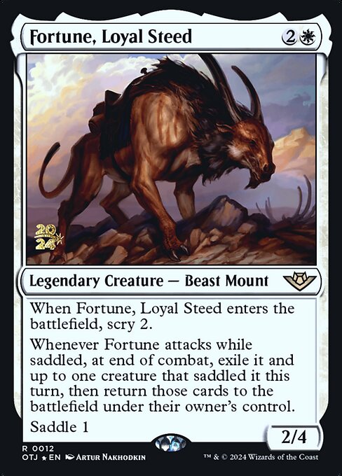 Fortune, Loyal Steed — art by Artur Nakhodkin
