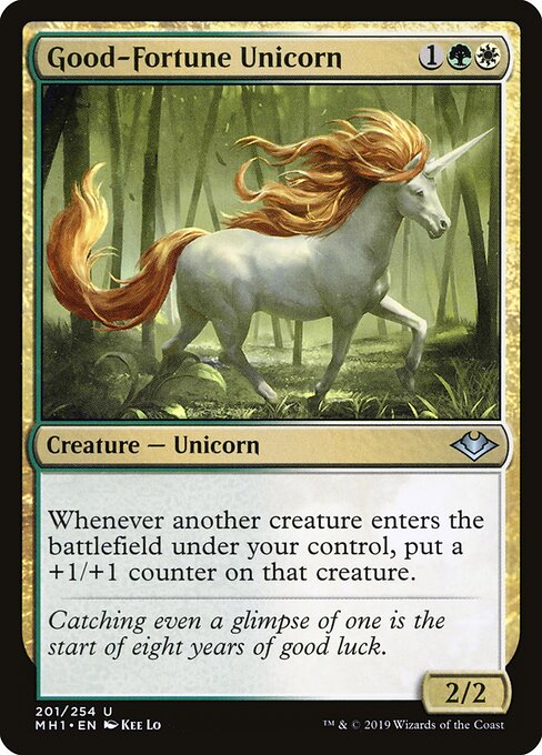 Good-Fortune Unicorn — art by Kee Lo