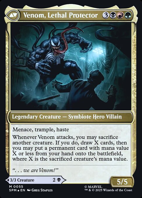 Eddie Brock // Venom, Lethal Protector — art by Greg Staples