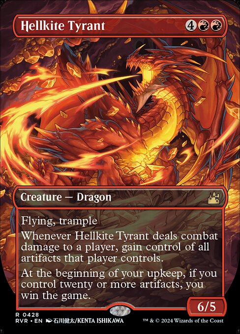 Hellkite Tyrant — art by Ishikawa Kenta