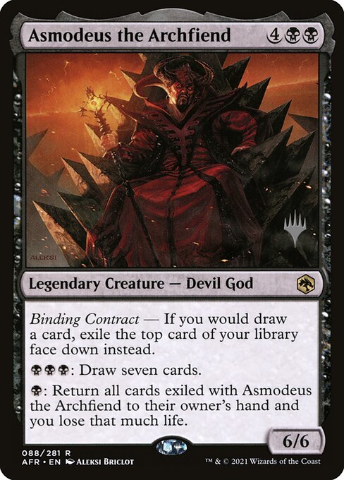Asmodeus the Archfiend — art by Aleksi Briclot