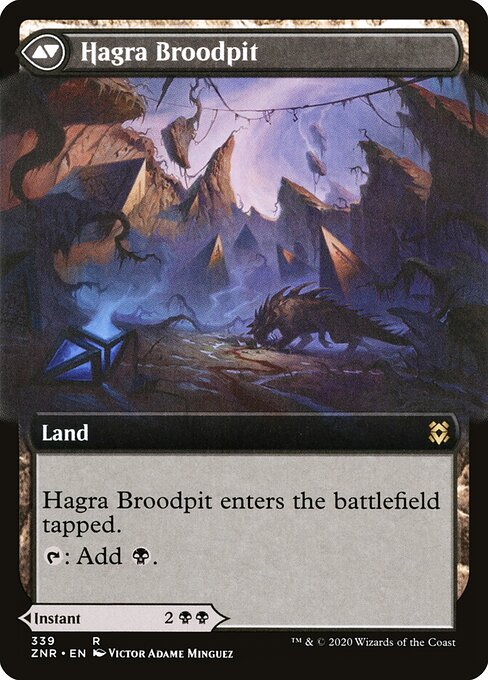 Hagra Mauling // Hagra Broodpit — art by Victor Adame Minguez