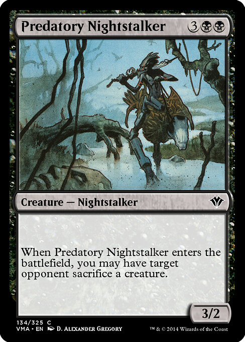 Predatory Nightstalker — art by D. Alexander Gregory
