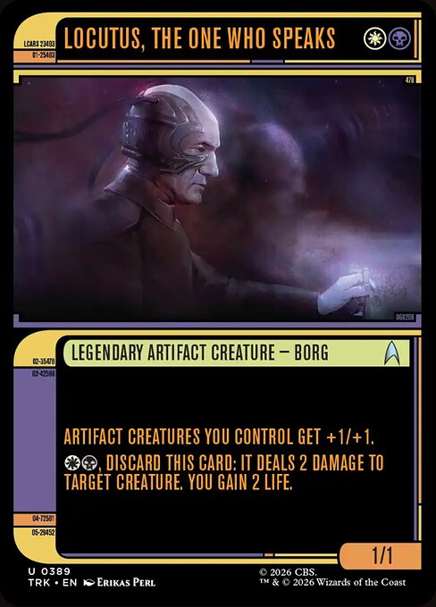 Locutus, the One Who Speaks — art by Erikas Perl
