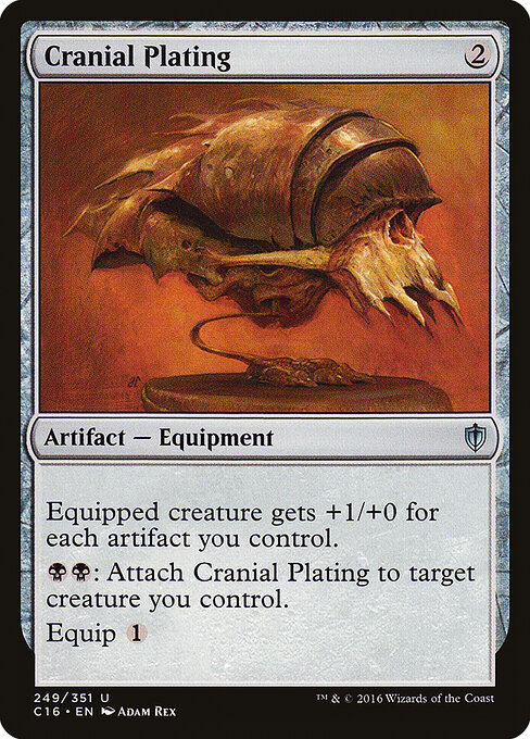 Cranial Plating — art by Adam Rex