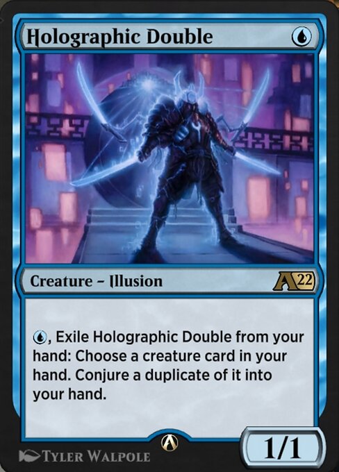Holographic Double — art by Tyler Walpole