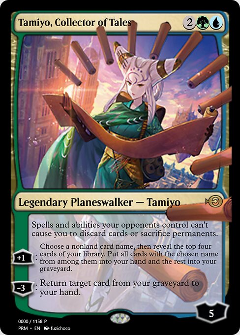 Tamiyo, Collector of Tales — art by Fuzichoco