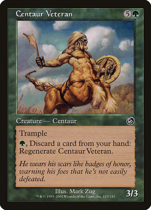 Centaur Veteran — art by Mark Zug