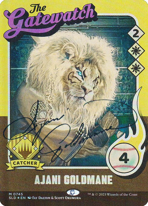 Ajani Goldmane // Ajani Goldmane — art by Fay Dalton