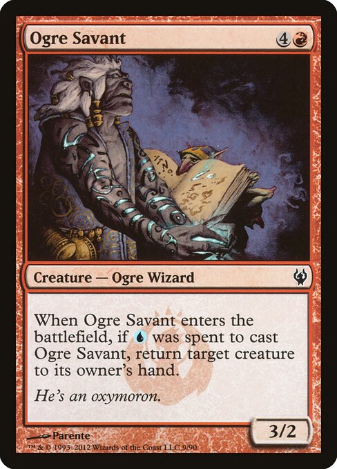 Ogre Savant — art by Paolo Parente