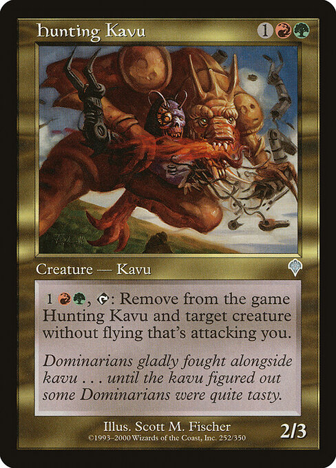 Hunting Kavu — art by Scott M. Fischer