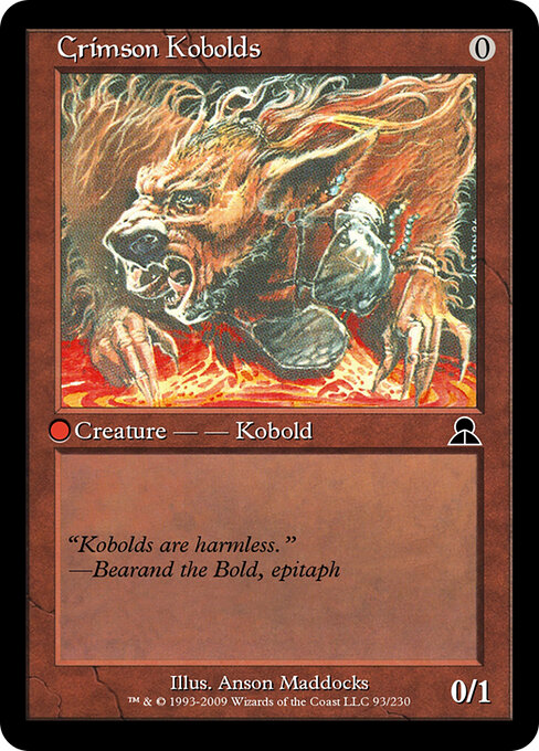 Crimson Kobolds — art by Anson Maddocks